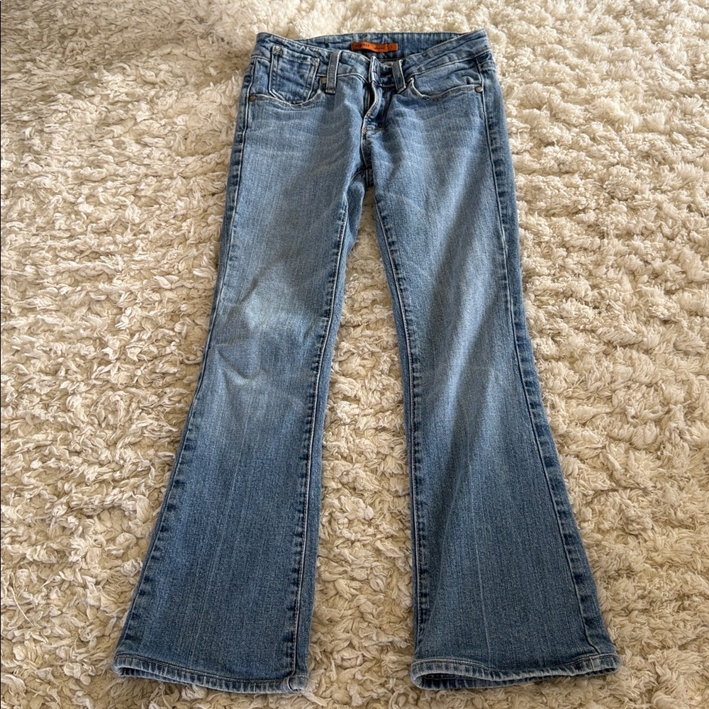 Vigoss USA jeans Classic Women's Cropped Bootcut Jeans - Light Blue Y2K